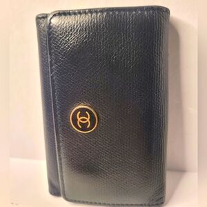 Chanel Black Keychain Holder 5 Keys